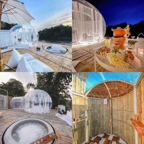 The Three Bubble Houses