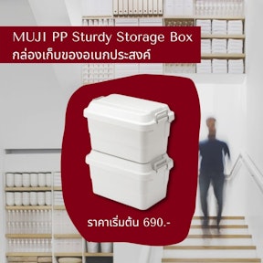 MUJI PP Sturdy Storage Box